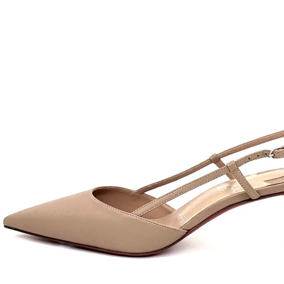 Christian Louboutin CONDOROLINE 55 Slingback Strap Pumps Sandals Heel Shoes - Picture 3 of 15